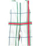 Christmas Plaid Smocked Longalls