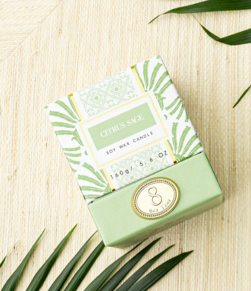 Citrus Sage 5.6oz Soy Wax Candle