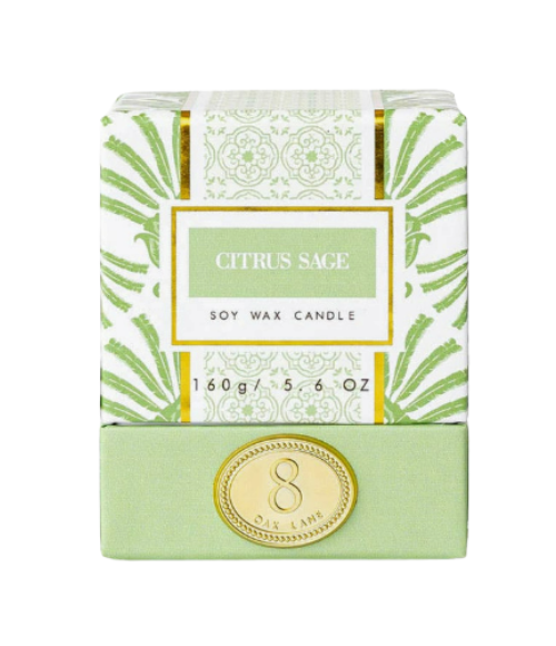 Citrus Sage 5.6oz Soy Wax Candle
