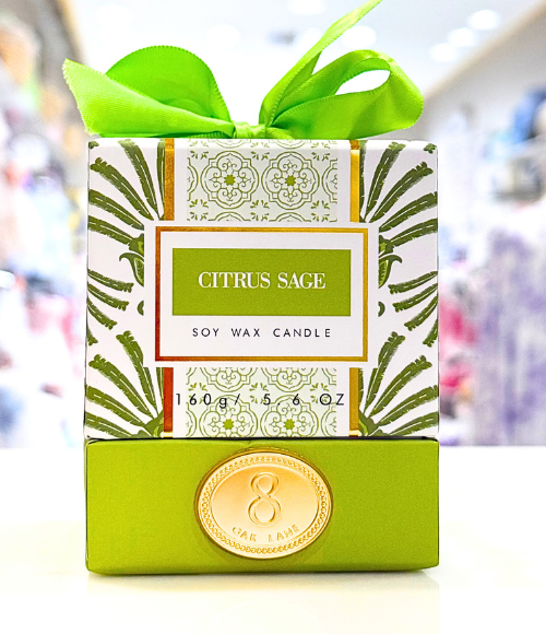 Citrus Sage 5.6oz Soy Wax Candle