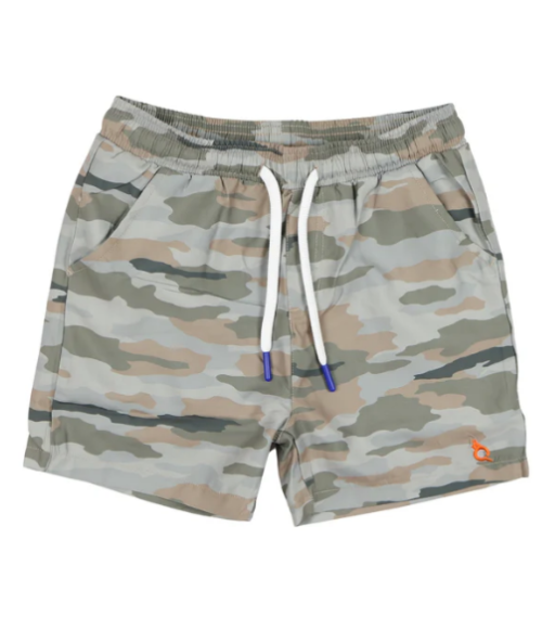 BQ Classic Camo Swim Trunks