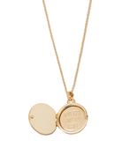 Classic Locket Note Faith Hope Love