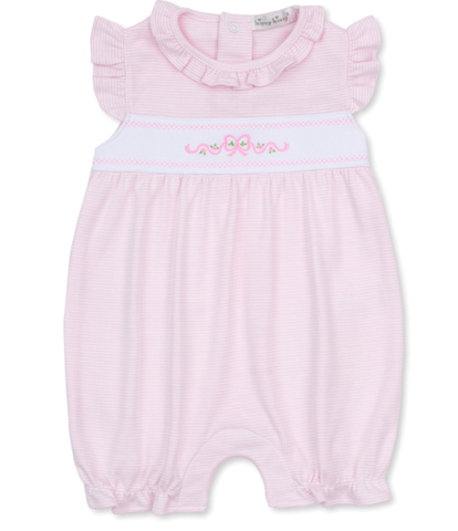 Kissy Classic Treasures Pink Stripe Short Playsuit