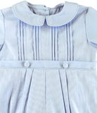 Classy Pique Blue Baby Boy Romper