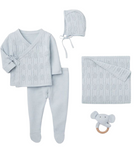 Cloud Blue Baby Layette Gift Set