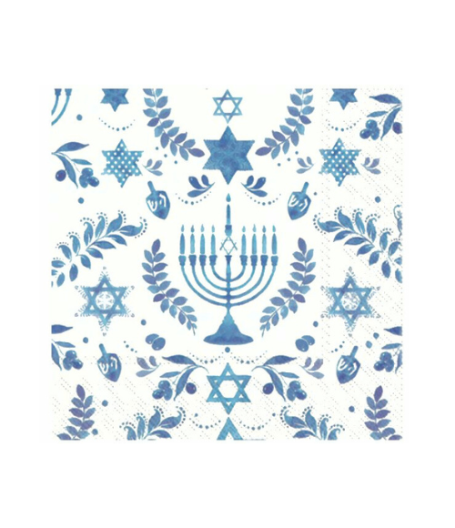 Hanukkah Cocktail Napkins