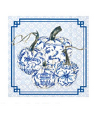 Royal Blue Pumpkin Cocktail Napkins