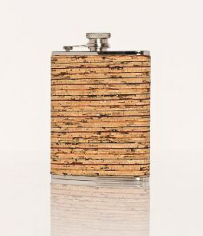 Earth Striped Corked Flask