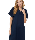 Collared Textured Dress - more colors