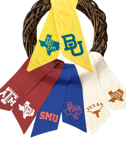 Laminated Collegiate Wreath Sashes