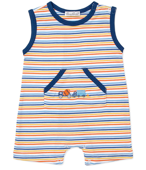 Kissy Construction Roadwork Playsuit