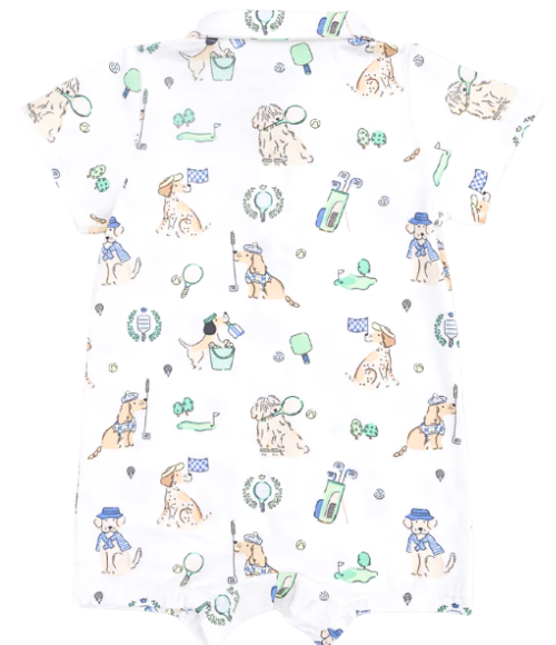 Country Club Puppies Romper