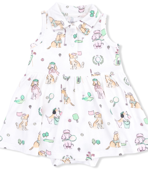 Country Club Puppy Polo Dress