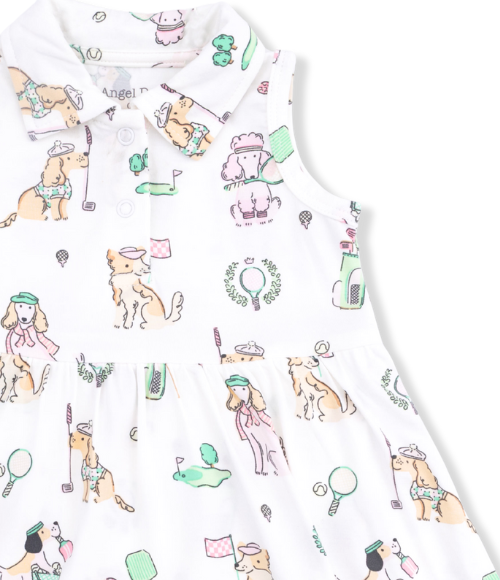 Country Club Puppy Polo Dress