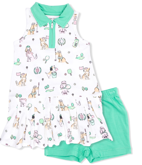 Country Club Tennis Dress w/ Cartwheel Short