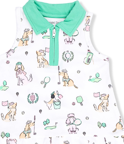 Country Club Tennis Dress w/ Cartwheel Short