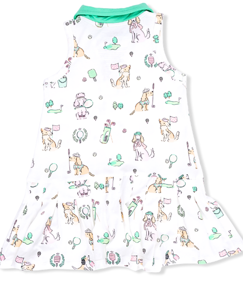 Country Club Tennis Dress w/ Cartwheel Short