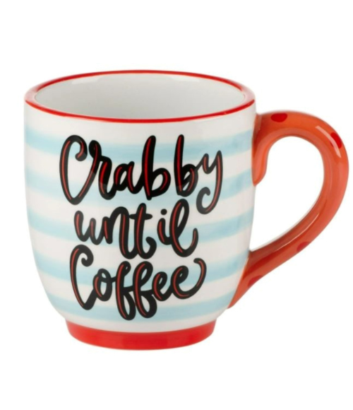 Crabby Until Coffee Mug