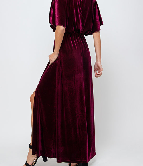 Cranberry evening store gown