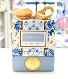 Crisp Linen 5.6oz Soy Wax Candle