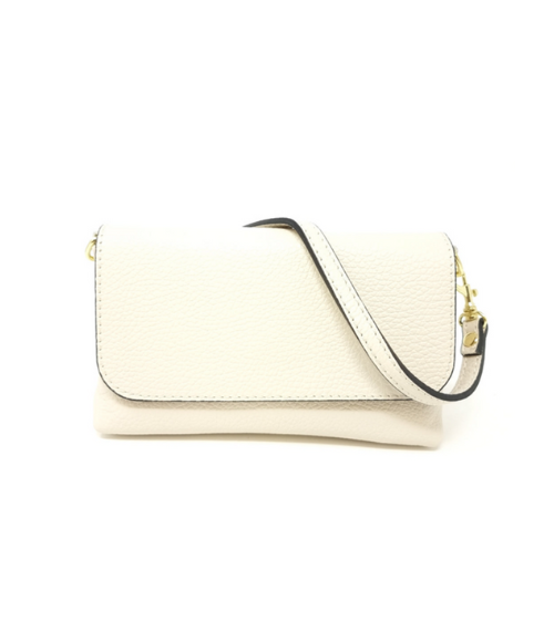 Leather Crossbody Clutch - multiple colors