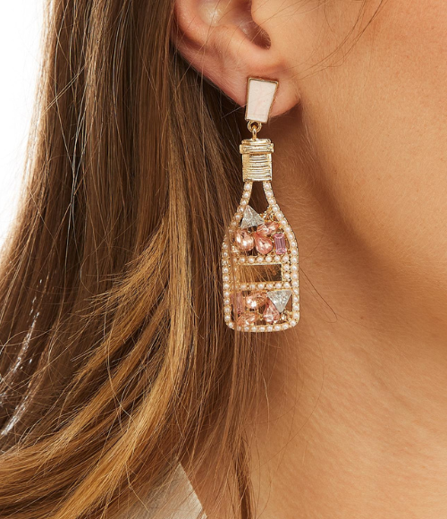 Crystal Embellished Earrings