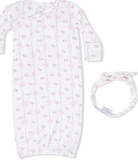 Dainty Buds & Bows Kimono Gown & Headband