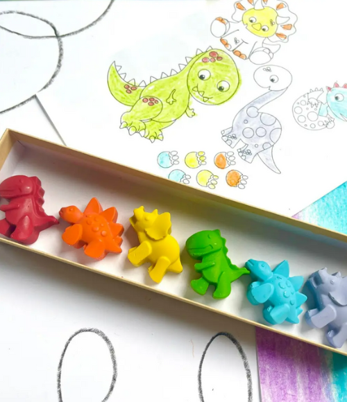 Little Dinosaur Crayons Gift Set