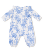 Dream Cottage Floral Blue Romper