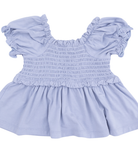 Dusty Plaid Smocked Pant Set