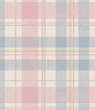 Dusty Plaid Smocked Pant Set