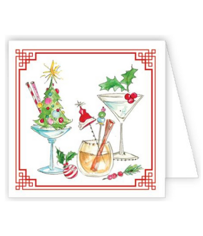 Christmas Cocktails Enclosure Cards Boxed Set