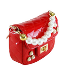 Kids Embellished Patent Purse