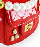 Kids Embellished Patent Purse