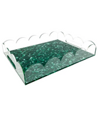 Scalloped Acrylic Tray - more colors