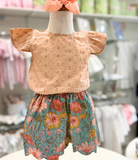 Emma Scalloped Shorts Set