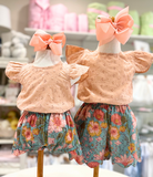 Emma Scalloped Shorts Set