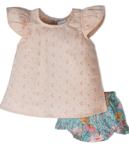 Little Emma Frilled Bloomers Set
