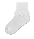 Eyelet Lace Trim Socks