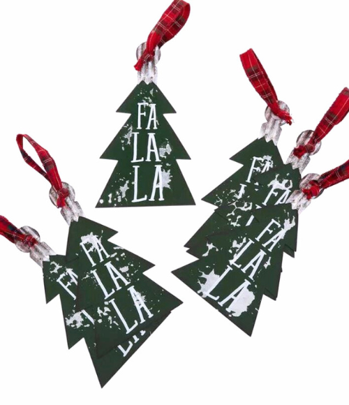 Tin Holiday Ornaments