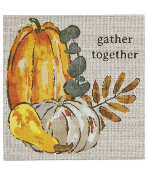 Fall Holiday Napkins Cocktail Napkins