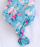 Fancy Floral Sleep Gown & Hat Set