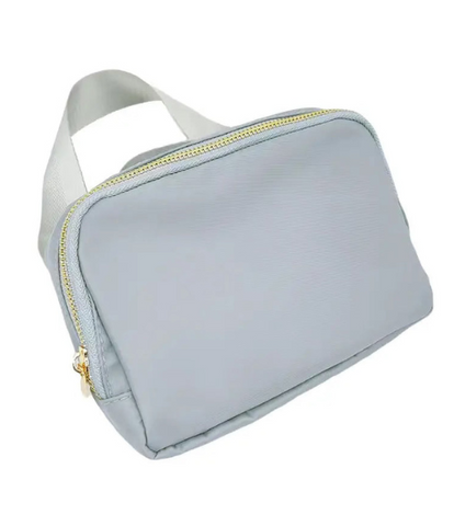 Fannie Waist Pack Bag in Grey