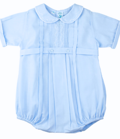 Feltman Button Belt Bubble, Blue & White