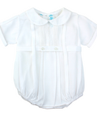 Feltman Button Belt Bubble, Blue & White
