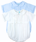 Feltman Button Belt Bubble, Blue & White