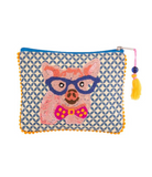 Colorful Embroidered Pouches
