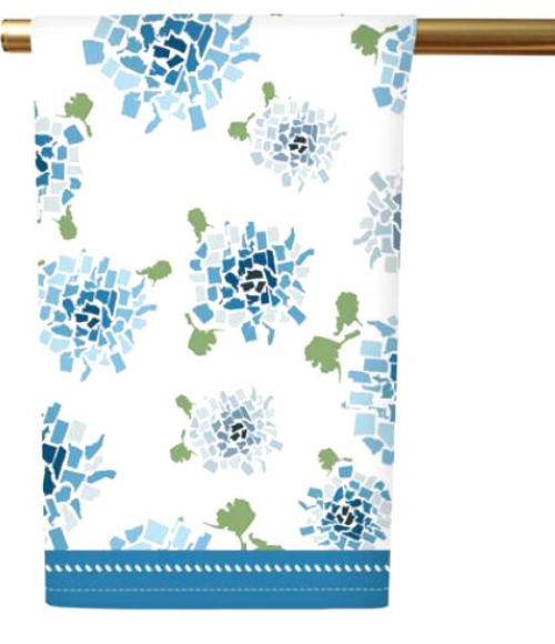 Blue Hydrangea 50 States Tea Towel