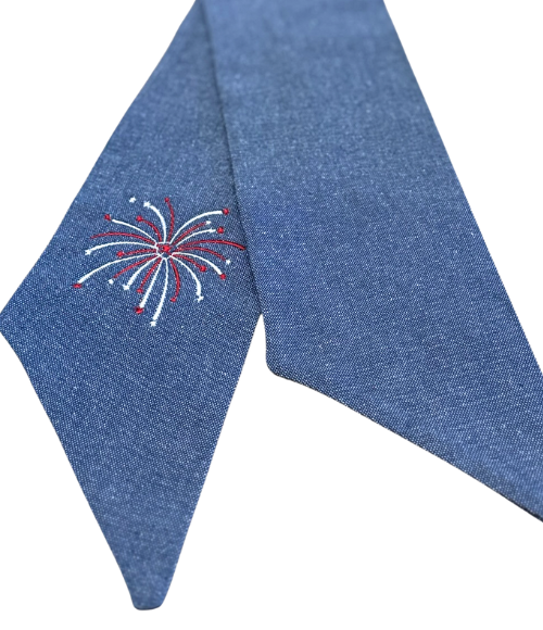 Patriotic Fireworks Wreath Sashes