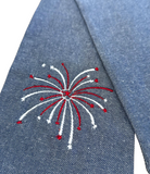 Patriotic Fireworks Wreath Sashes
